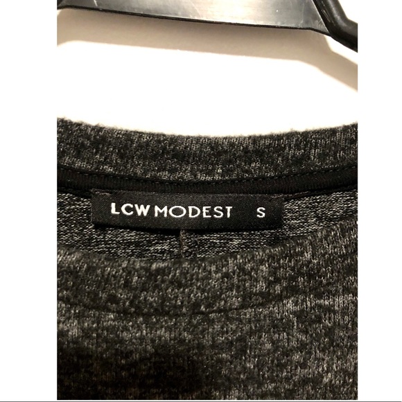 Dark Grey Sweater Dress with long sleeves - Picture 3 of 3